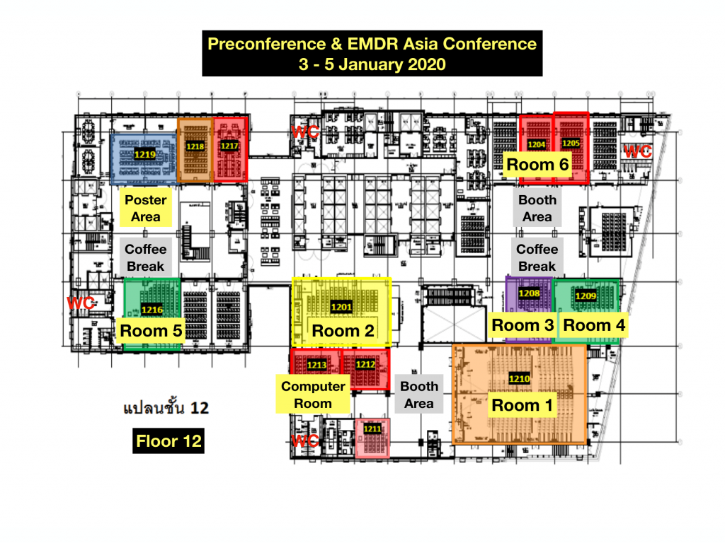 Floor Plan During Conference 2020 Fourth EMDR Asia